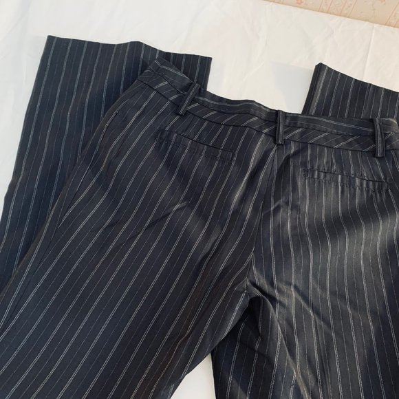 New Generation The Day's Black and White Pinstripe Wide Leg Pants - Picture 6 of 12